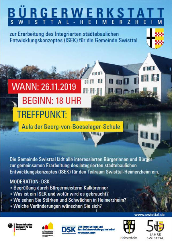 Bürgerwerkstatt Heimerzheim - Plakat